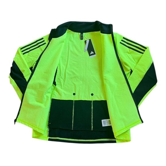 adidas The COLD.RDY Cycling Jacket Women's Lucid Lemon Size XL NWT - Picture 2 of 9